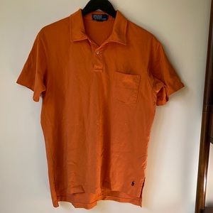 Polo by Ralph Lauren orange golf polo shirt